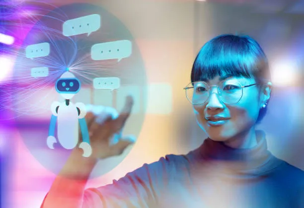 Иллюстрация разработки AI ботов